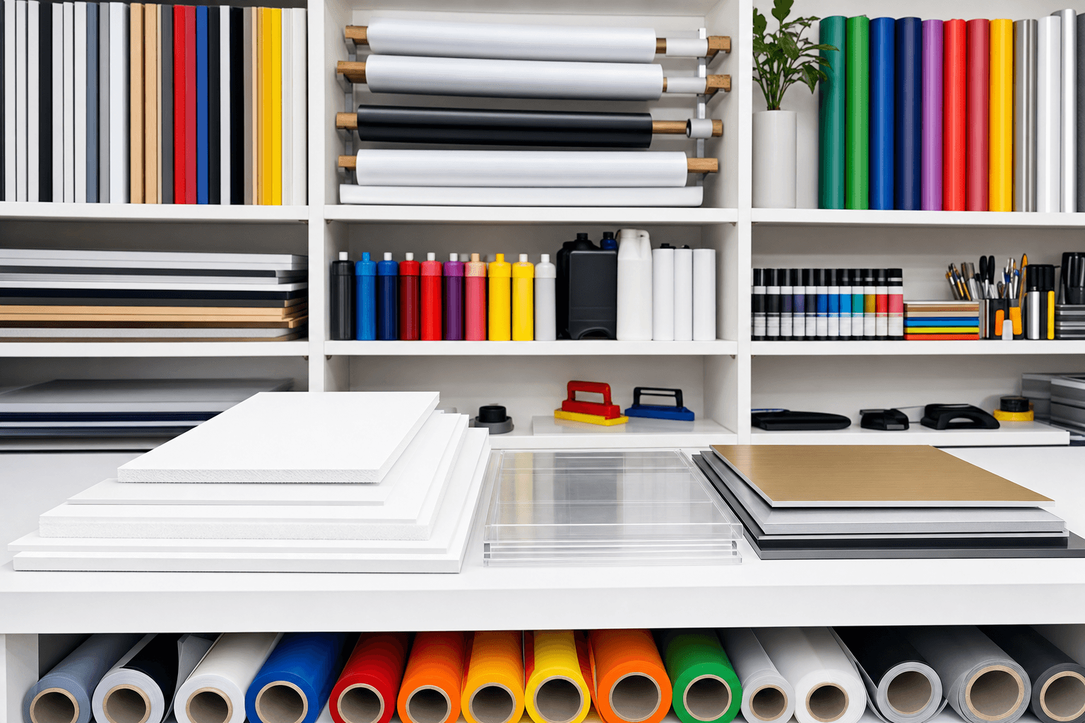 Substrates for signage: foam board, acrylic, aluminium and more